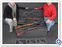 Loaded gun case