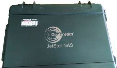 Geokinetics laser logo