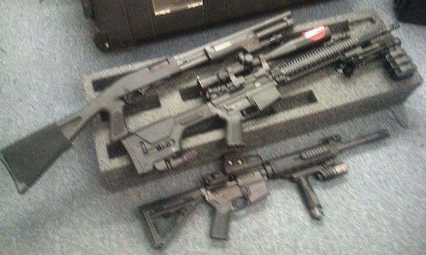 Omni custom gun and weapons cases with foam liner inserts